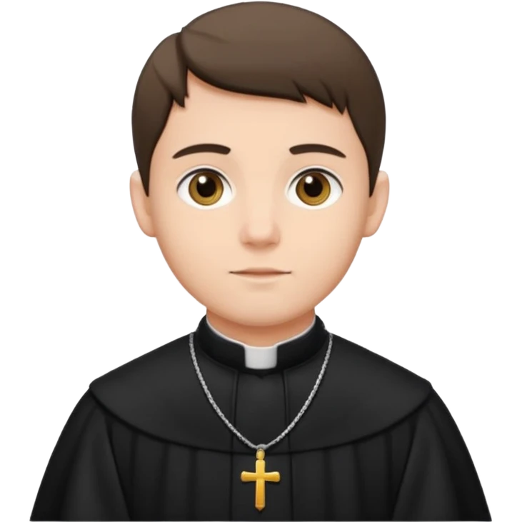 Young priest  emoji