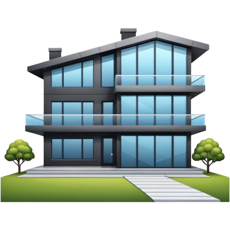 modern house emoji