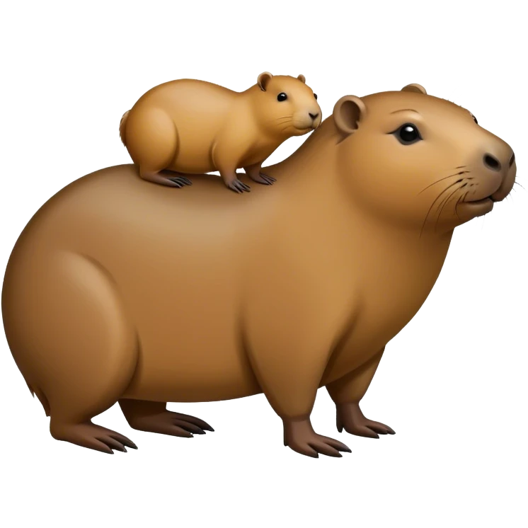 CAPYBARA with seal emoji