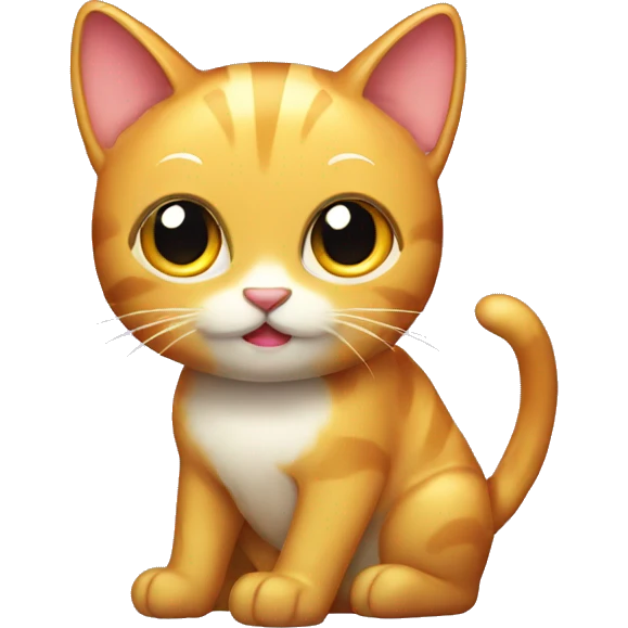 shiny cat emoji