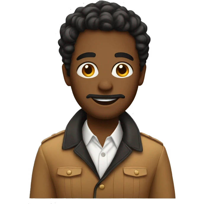 a emoji dressed in a col outfit emoji