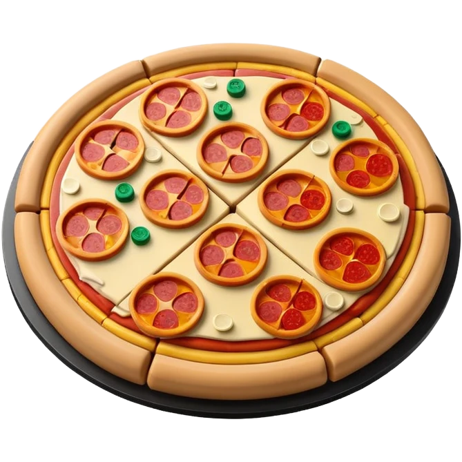 Lego pizza emoji