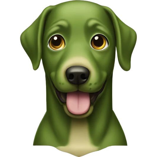 Pickle dog emoji