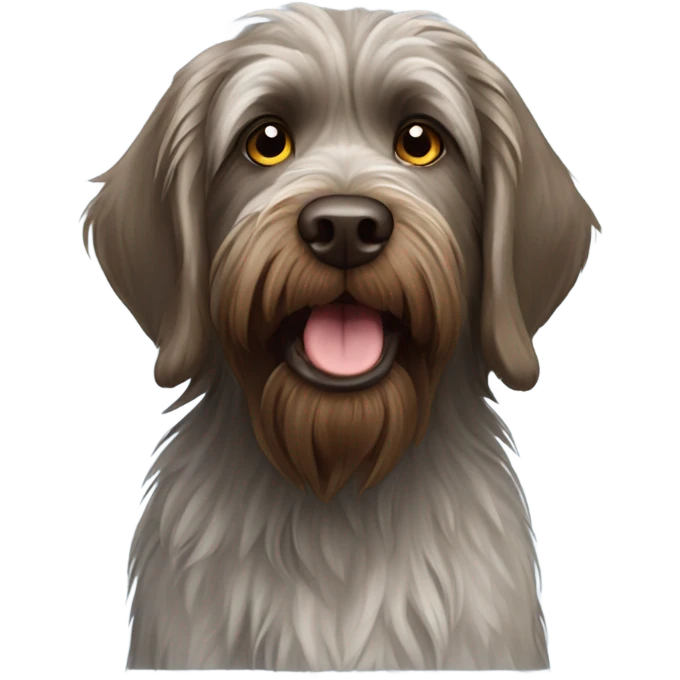 Wire haired pointing griffon emoji