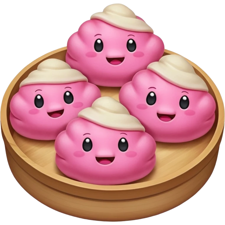 pink dumplings  emoji
