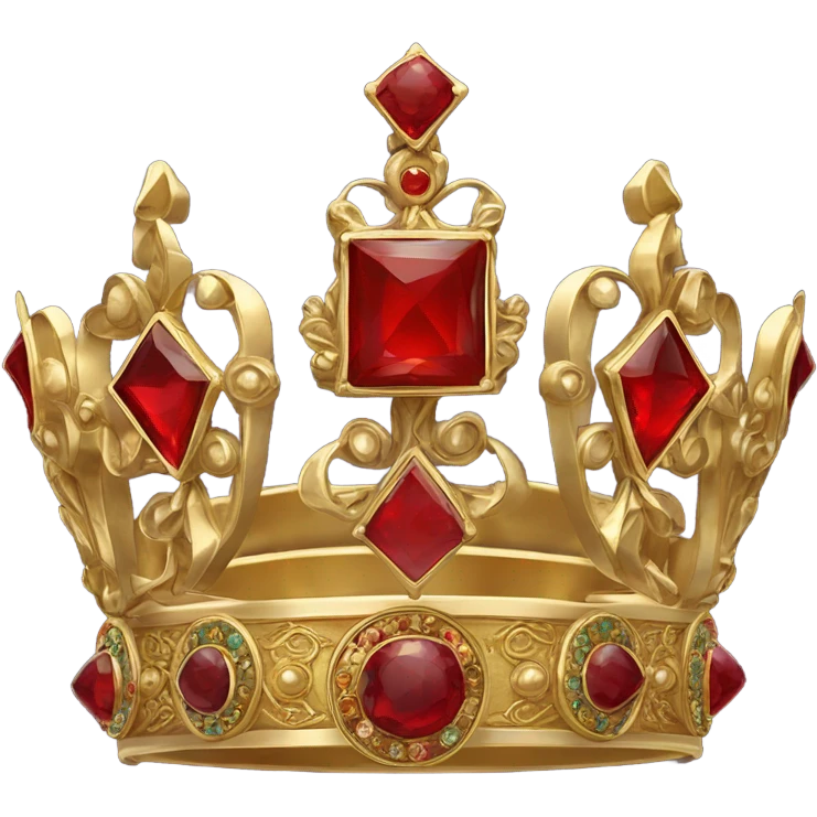 Crown of Charlemagne Holy Roman Empire red middle emoji