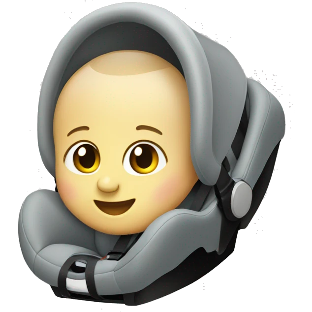 Infant car seat emoji