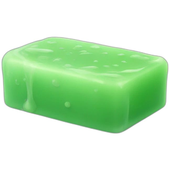 Green soap emoji