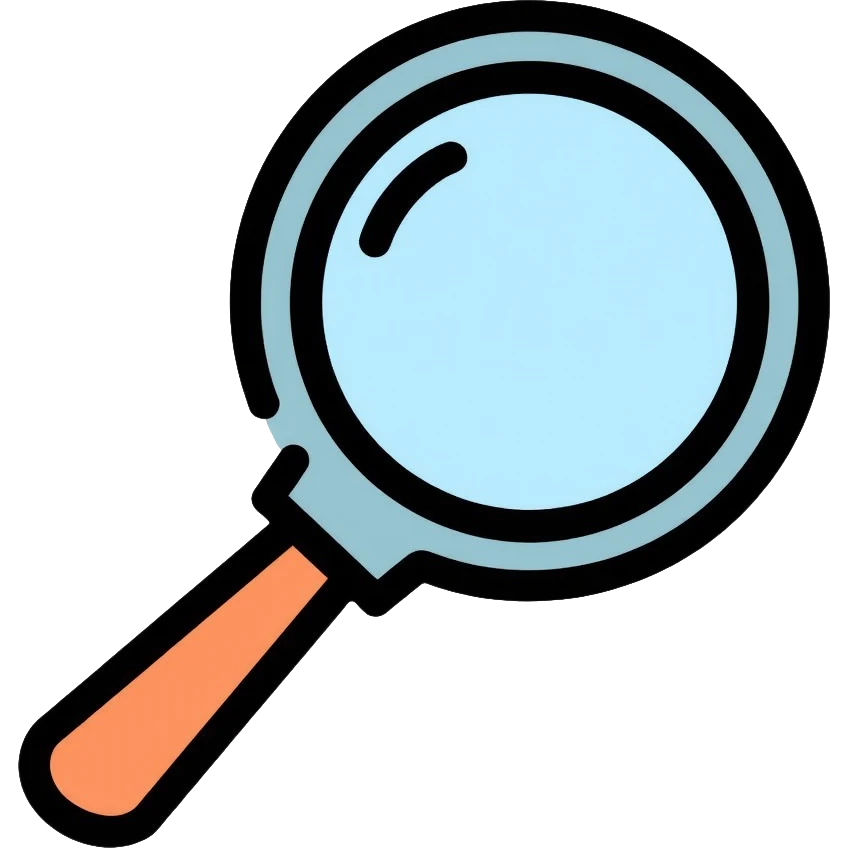 magnifying glass emoji