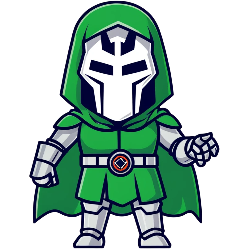 doctor doom metal mask emoji