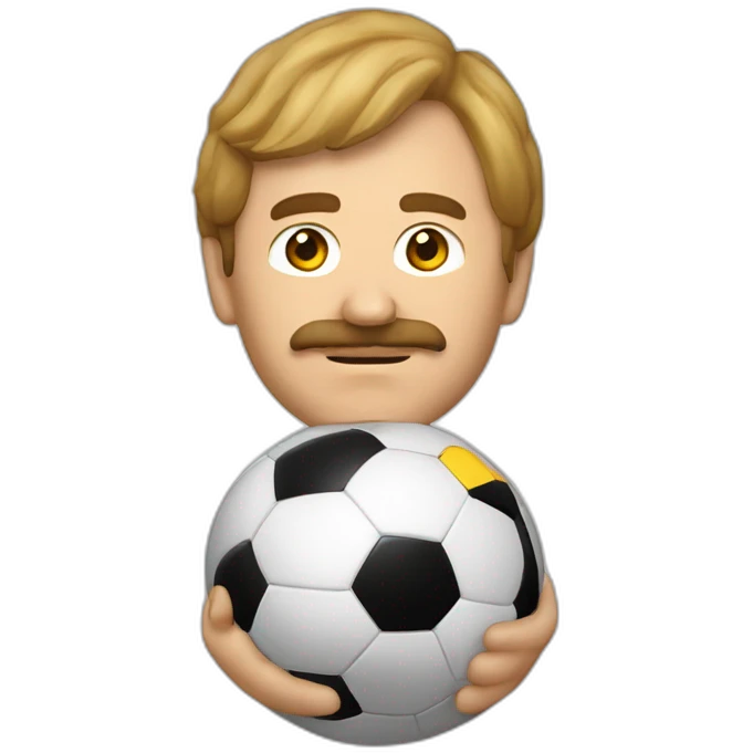 zbigniew boniek with ball emoji