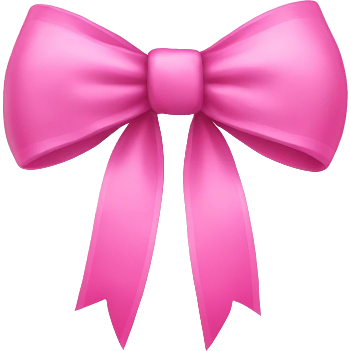 pink bow emoji