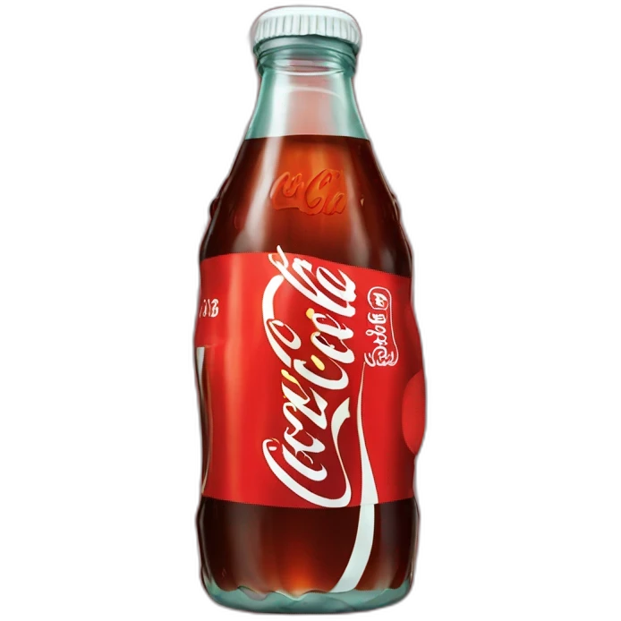 bottle of coca cola emoji