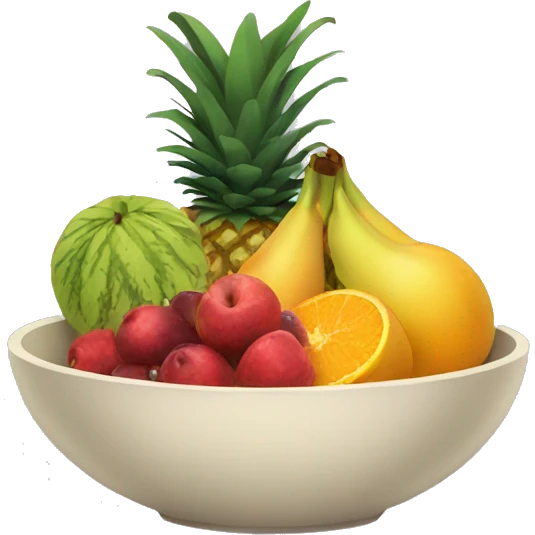 Fruit bowl emoji