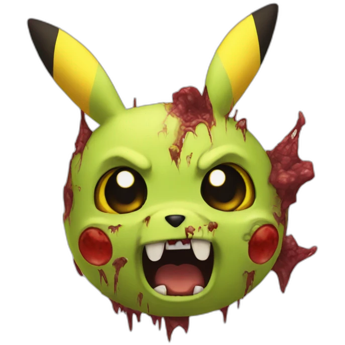 zombie pikachu emoji