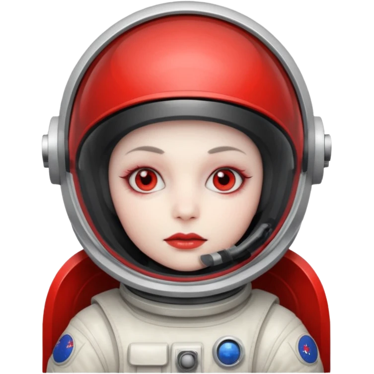 Vampire in Astronauts helmet emoji