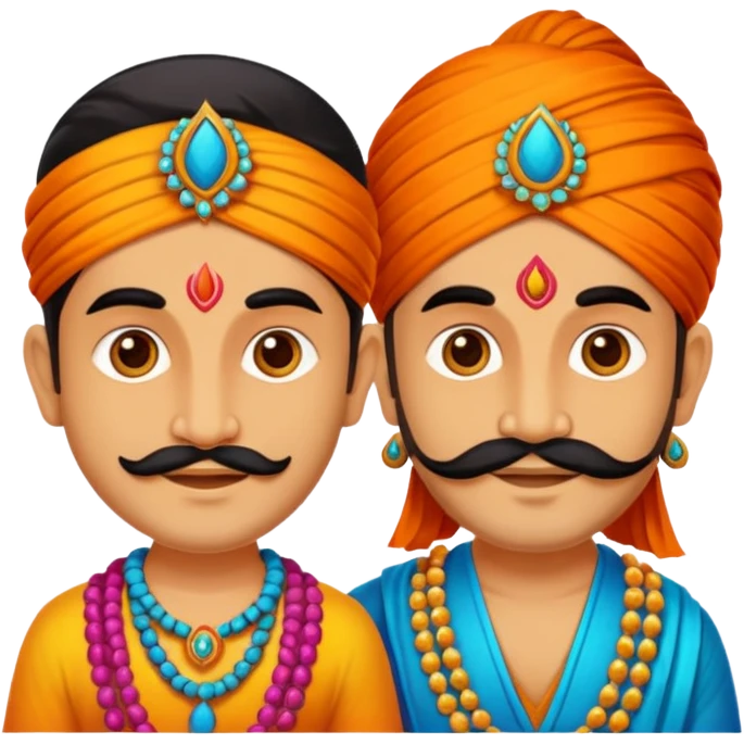 Vikram and betal cartoon emoji