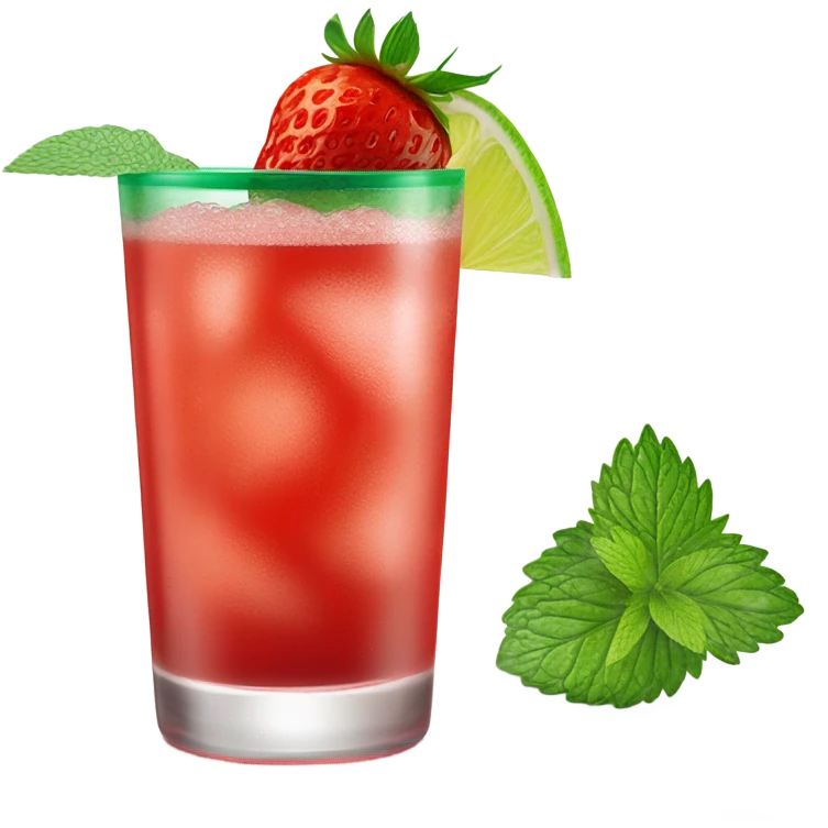 Strawberry daiquiri  emoji