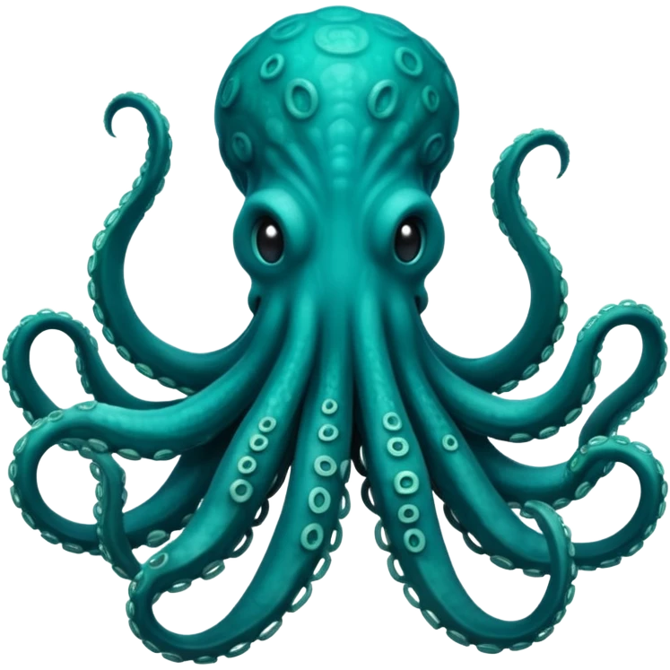 Teal kraken emoji