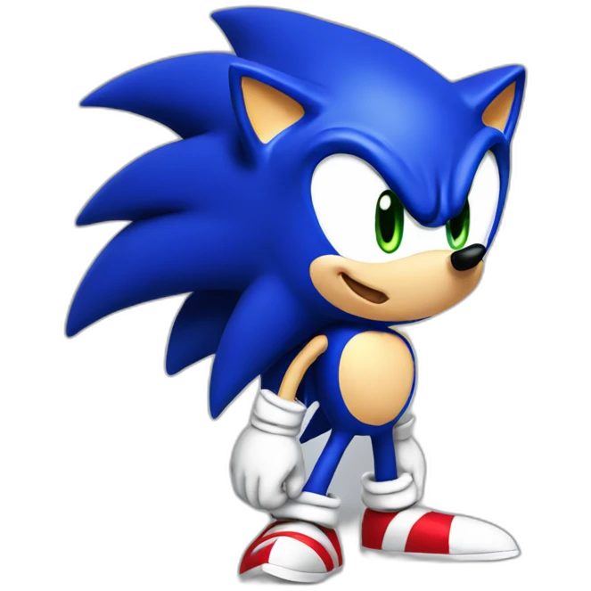 Sonic the hesgehog emoji
