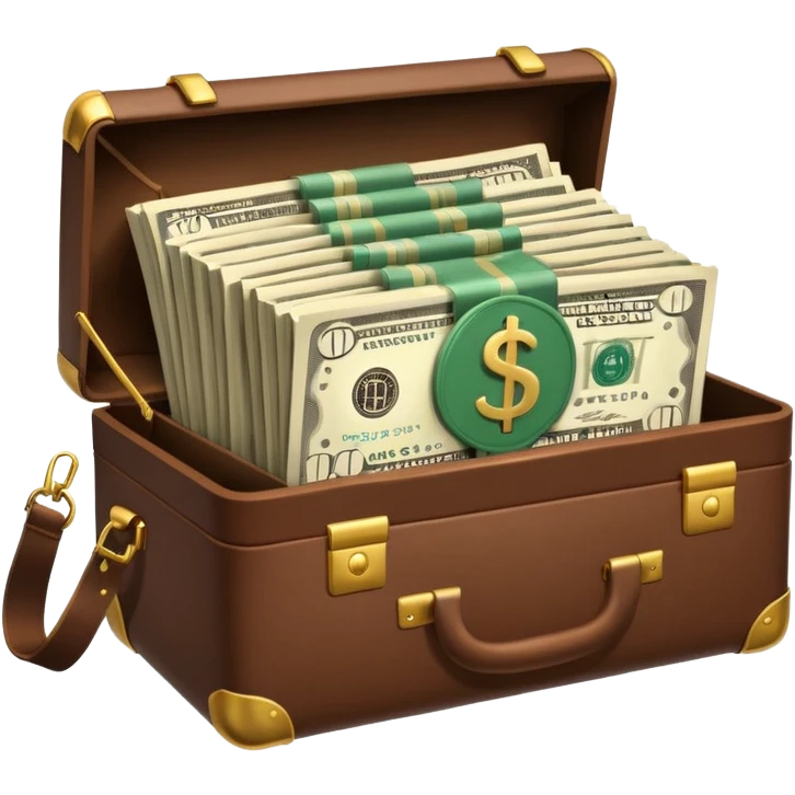open wifi money filled briefcase emoji