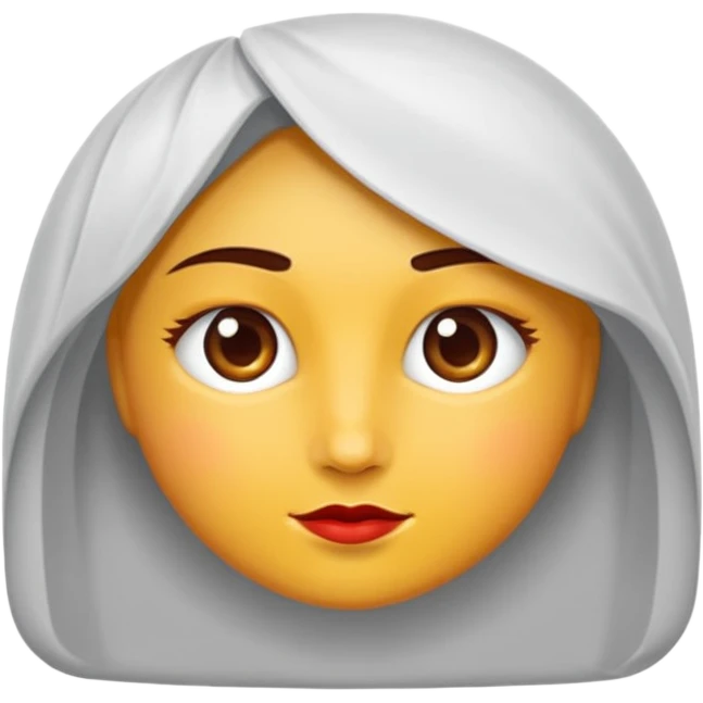 kırmızı küpeli kadın emoji