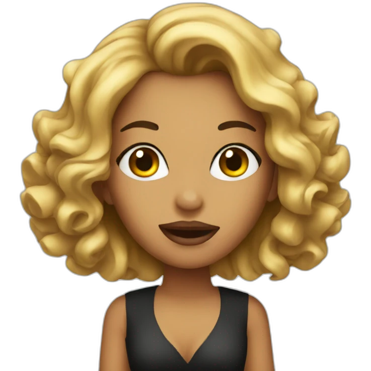women singer emoji