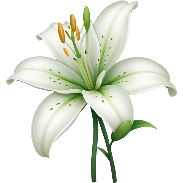 Lily flower emoji