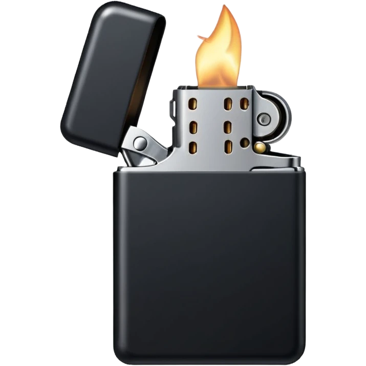 black lighter emoji