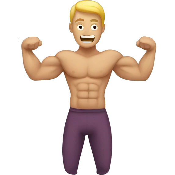 muscle strengthening emoji