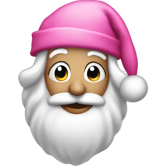 pink christmast emoji