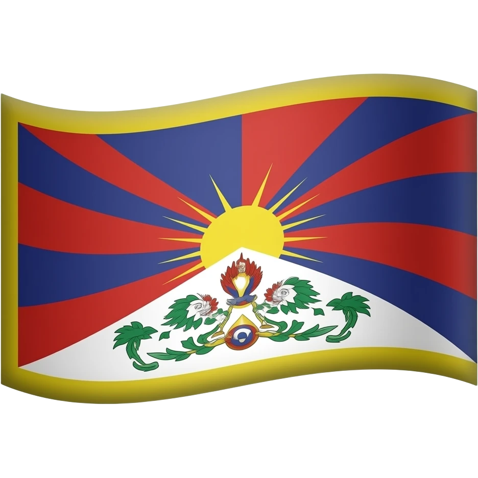 Flag of Tibet emoji