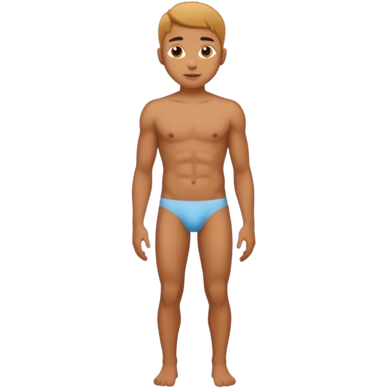  wearing nothing bottom emoji