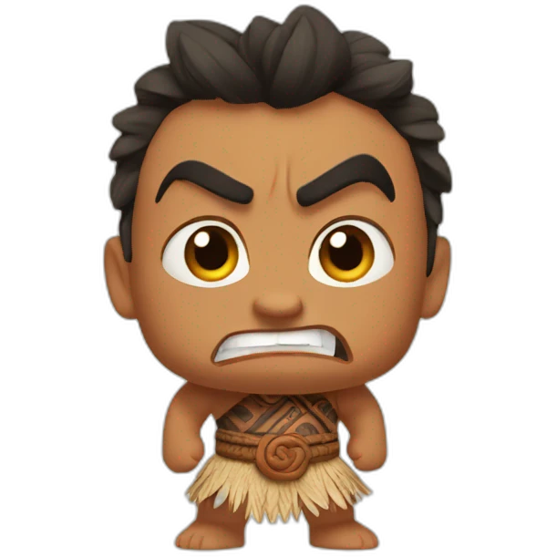 Moana angry  emoji