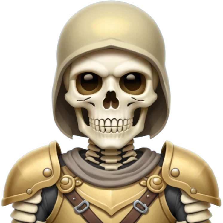skeleton army guy  emoji