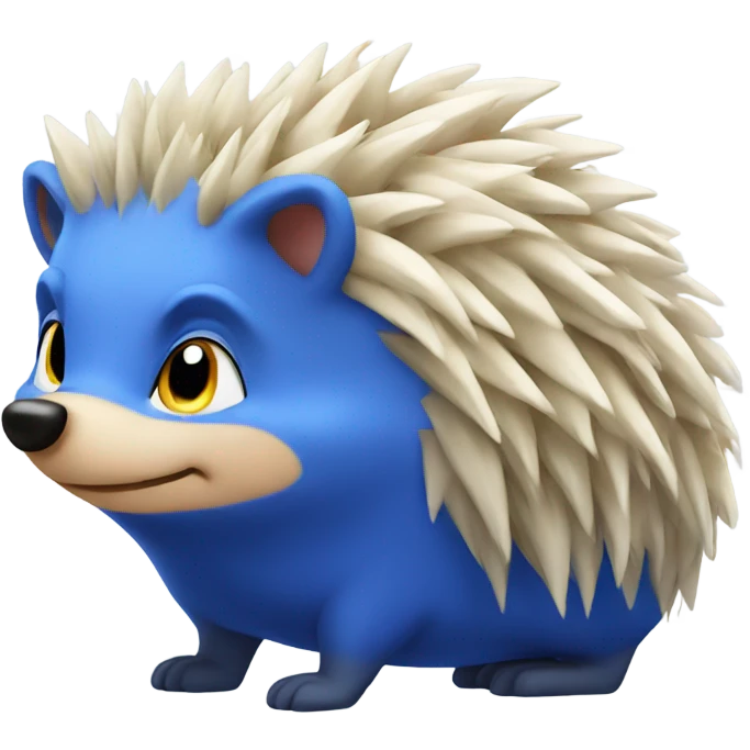Blue hedgehog  emoji