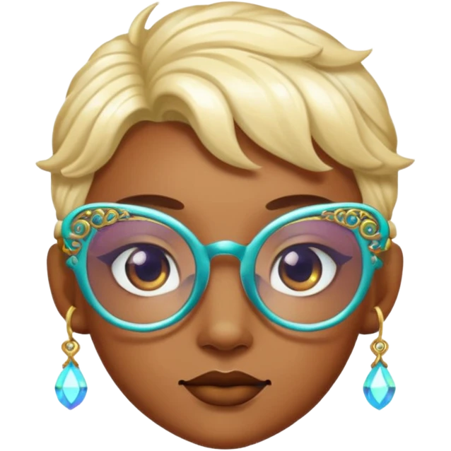 glasses with fae emoji