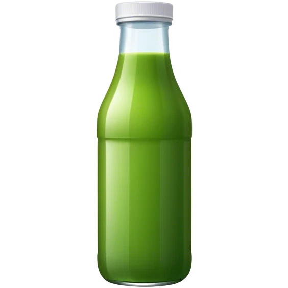 Green juice bottled emoji