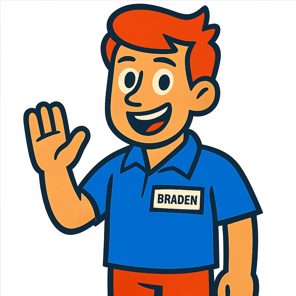 vibrant toon style Braden emoji