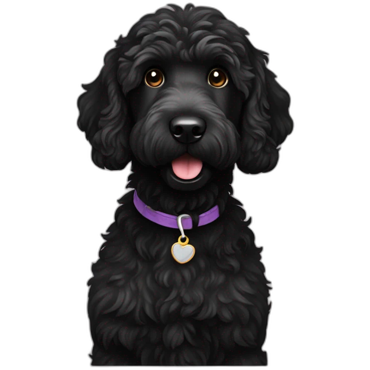 black labradoodle emoji
