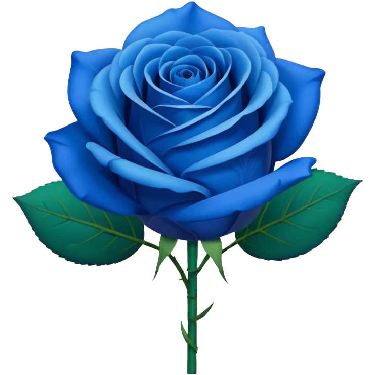Blue rose bouquet emoji