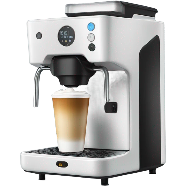 Mini coffee machine mini emoji