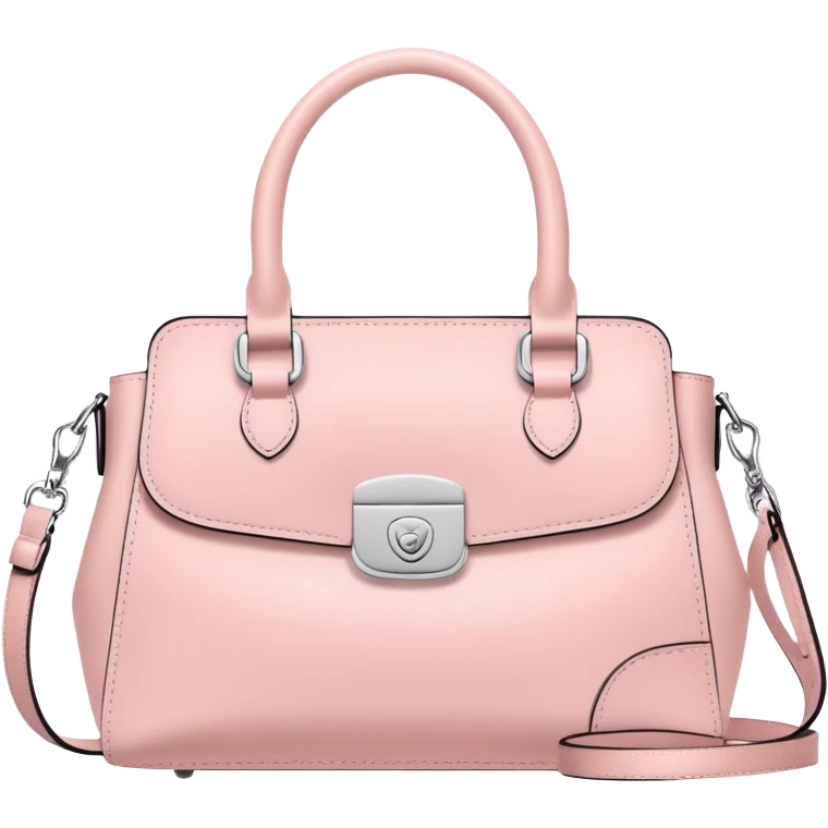 Söt pastel rosa väska emoji