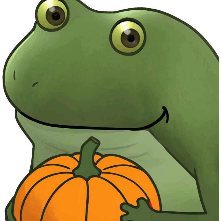 Golden cute pumpkin  emoji