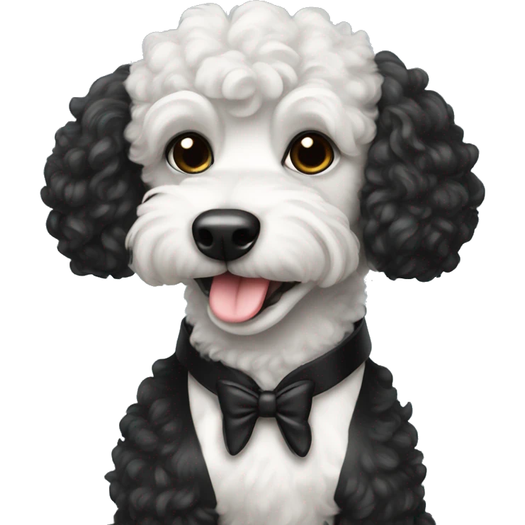 tuxedo poodle emoji
