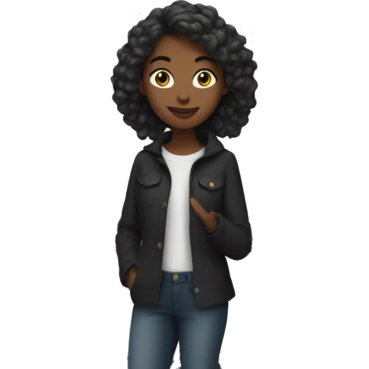 a girl in paris emoji