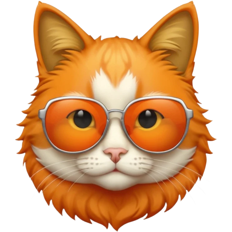 Cat wearing sunglasses emoji