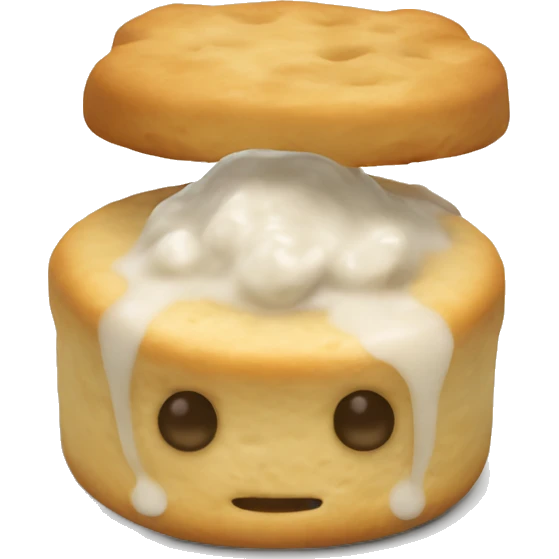 Biscuits and gravy emoji