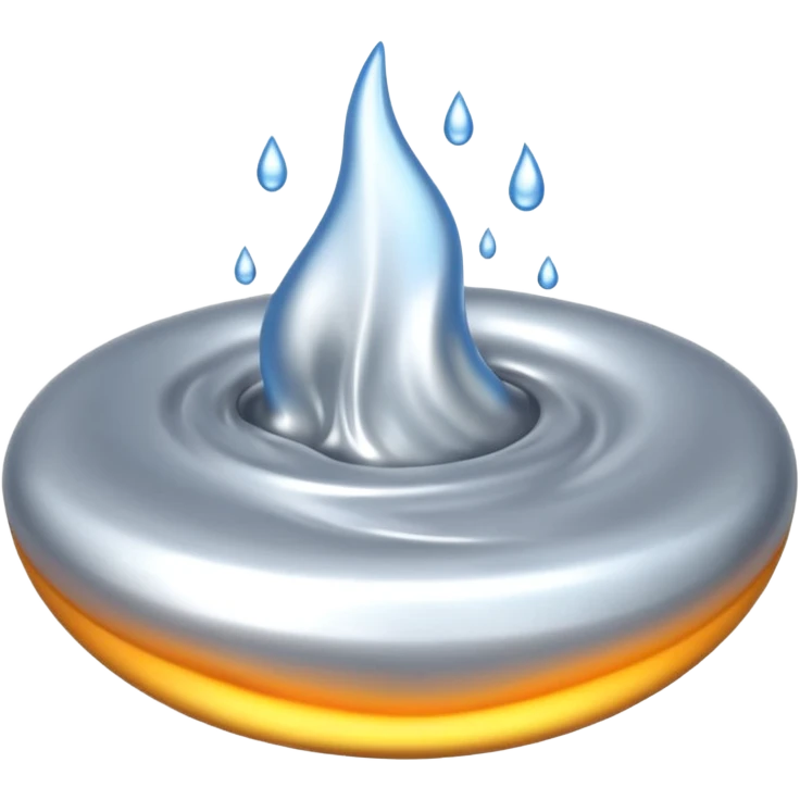 molten aluminum liquid emoji