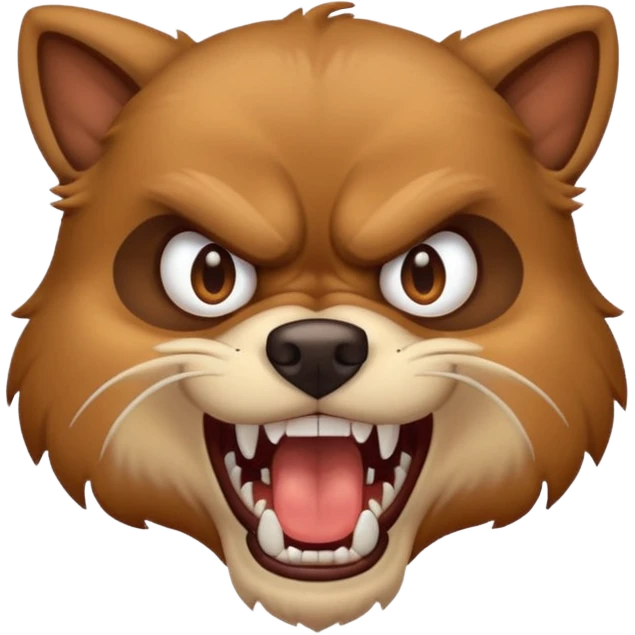 angry dog emoji